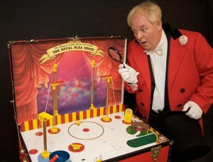 Jon Anton Presents...The Royal Flea Circus available for smaller events: Carnivals, Country Fairs, Vintage & Steam Events, Corporate Events, Bank Holiday Attractions etc.