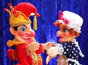 Punch and Judy Puppet Show.